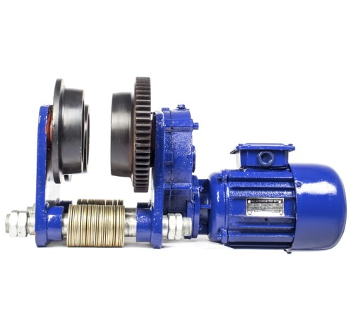 Тележка для балок подвесных концевых TOR 5 т приводная 0,8кВт (алюминиевый мотор)