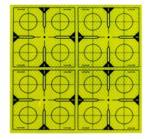 Отражатель пленочный RGK 90*90 мм (4 шт.) желтый