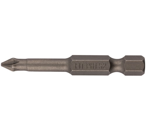 Биты сталь S2, упаковка блистер, односторонние 50 мм РН1, 10 шт. FIT IT Биты сталь S2, упаковка блистер, односторонние 50 мм РН1, 10 шт. FIT IT