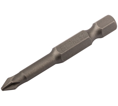 Биты сталь S2, упаковка блистер, односторонние 50 мм РН1, 10 шт. FIT IT Биты сталь S2, упаковка блистер, односторонние 50 мм РН1, 10 шт. FIT IT