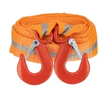 Трос буксировочный 2.5 т, 5 м, 2 крюка, пакет Stels