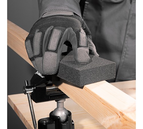 Губка для шлифования, 100 х 70 х 25 мм, мягкая, P 80 Matrix