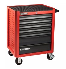 RUNTEC RTIND-7R Тележка инструментальная 7 полочная Industrial красная