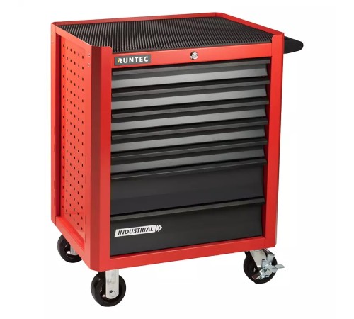 RUNTEC RTIND-7R Тележка инструментальная 7 полочная Industrial красная RUNTEC RTIND-7R Тележка инструментальная 7 полочная Industrial красная