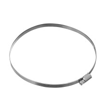 Хомуты нержавеющая сталь, Стандартное болтовое крепление 140-160 мм, 25 штук в упаковке, ширина 9 мм Сибртех