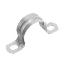 Скоба металлическая двухлапковая, 25 мм, 100 шт Сибртех