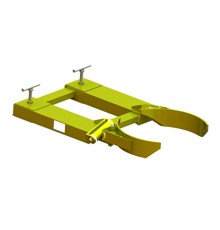 Навеска на вилы для одной металлической бочки NVPBS-1