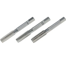 Метчики ручные VOLKEL M24x3.0, DIN 352, HSS-E, комплект из 3 штук