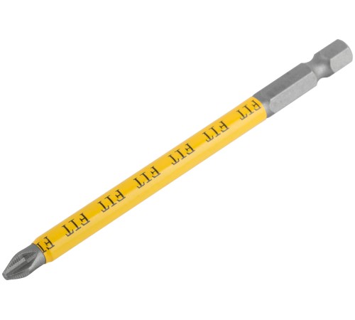 Биты кованые, сталь S2, односторонние 100 мм PH2, Профи 2 шт., блистер FIT HQ