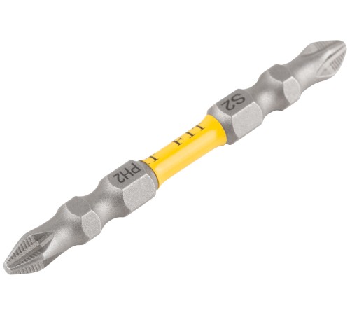 Биты кованые, сталь S2, двусторонние  65 мм PH2/РН2, Профи  2 шт., блистер FIT HQ