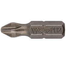 Биты WP, сталь S2, с насечкой, Профи, 25 мм PH2, 20 шт. WP HQ Биты WP, сталь S2, с насечкой, Профи, 25 мм PH2, 20 шт. WP HQ