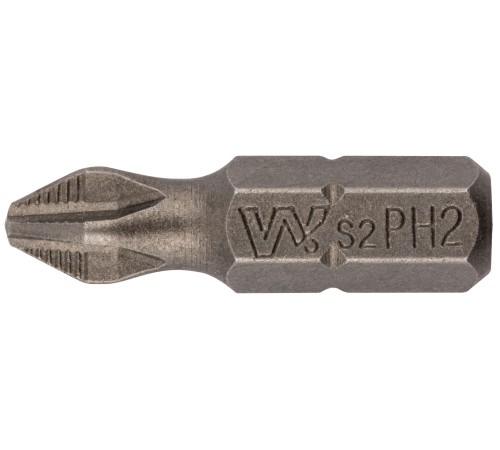 Биты WP, сталь S2, с насечкой, Профи, 25 мм PH2, 20 шт. WP HQ Биты WP, сталь S2, с насечкой, Профи, 25 мм PH2, 20 шт. WP HQ