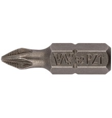 Биты WP, сталь S2, с насечкой, Профи, 25 мм PZ1, 20 шт. WP HQ