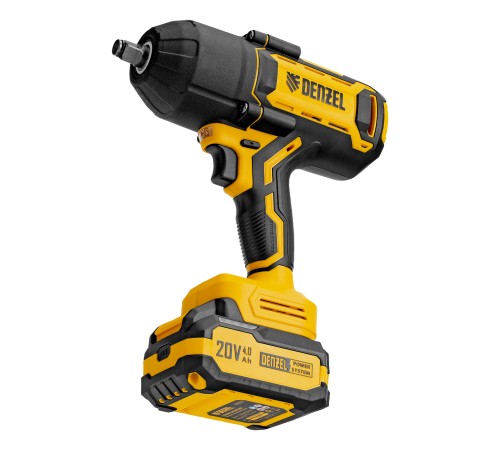 Гайковерт ударный аккумуляторный бесщет. CIWH-BL-20-1000, Li-Ion, 20 В// Denzel