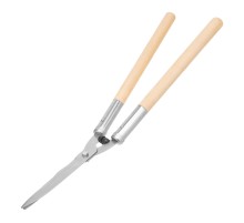 Кусторез, 650 мм, волнистые лезвия, деревянные рукоятки, Горизонт,