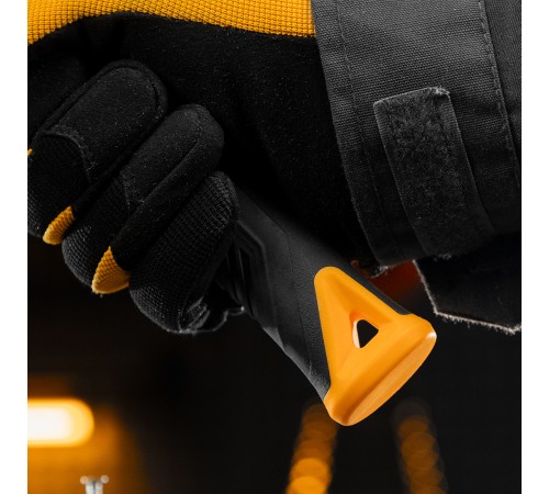 Молоток слесарный, 300 г, кованый, фибергласовая рукоятка c TPR покрытием Denzel