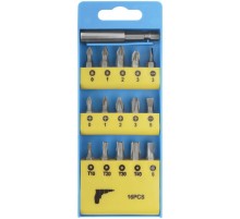 Биты набор 15 шт. CrV, 25 мм+ адаптор FIT IT