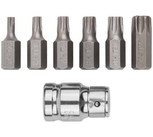 Набор бит "TORX" 7 шт. CrV FIT IT