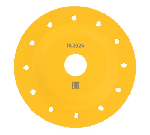 Чашка твердосплавная зачистная,125 мм, Плоская, среднее зерно #16// Denzel