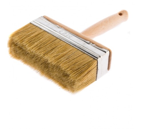 Кисть-ракля, 50 х 150 мм, натуральная щетина, деревянный корпус, деревянная ручка