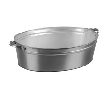 Таз оцинкованный овальный 23 литров