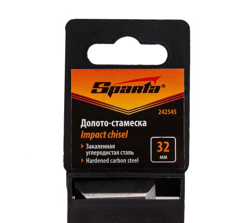 Долото-стамеска 32 мм, деревянная рукоятка// Sparta