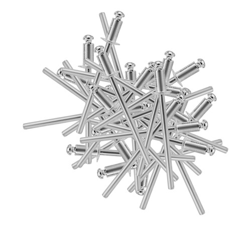 Заклепки алюминиевые, 1/8"-1/4", 3 х 6 мм, 50 шт Denzel