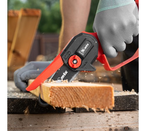 Цепная мини-пила аккумуляторная, MCS-100, шина 100 мм, Li-Ion, 20 В MTX