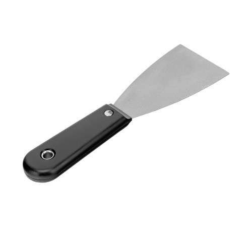 Шпательная лопатка стальная, 63 мм, полированная, пластмассовая ручка Sparta