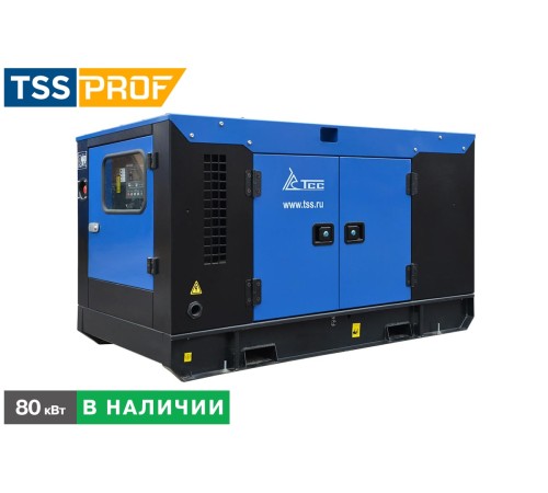 Дизельный генератор ТСС АД-80С-Т400-1РКМ7 в шумозащитном кожухе