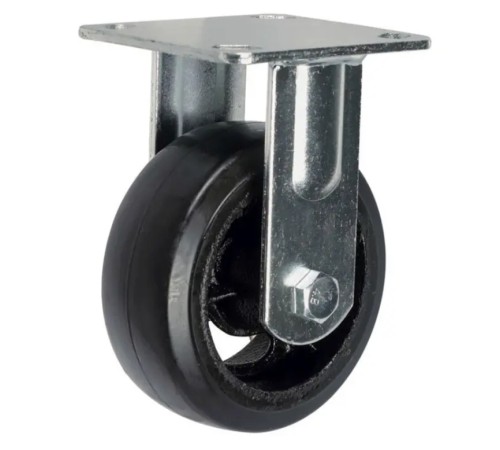 Колесо большегрузное неповоротное FCd 80 200 мм обрезиненное РФ