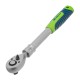 Ключ-трещотка телескопический 1/2", 300-430 мм, 72 зуба, с быстрым сбросом Сибртех