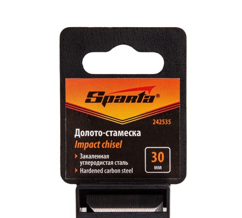 Долото-стамеска 30 мм, деревянная рукоятка// Sparta