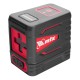 Лазерный уровень QBC RED Basic SET, 10 м, красный луч, батарейки, резьба 1/4" MTX