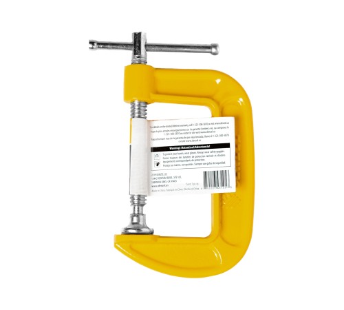 Струбцина G-образная, 3", 75 мм// Denzel