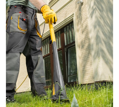 Триммер электрический TE-350, 350 Вт, 260 мм, катушка полуавтомат// Denzel