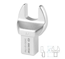 Насадка рожковая серии "FIT", 17 мм, 14х18 мм KING TONY 34501217M