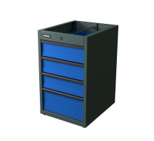 RUNTEC TI4-7016-5005 Тумба с 4-мя ящиками, синий RUNTEC TI4-7016-5005 Тумба с 4-мя ящиками, синий