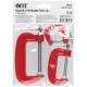 Струбцины тип "G", набор 3 шт. 1", 2", 3" FIT IT
