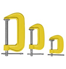 Струбцины тип "G", набор 3 шт. 1", 2", 3" FIT IT