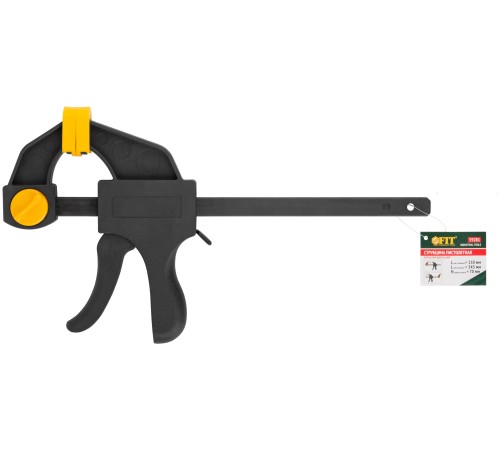 Струбцина нейлоновая пистолетная 150х345х70 мм FIT IT