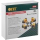 Струбцины угловые нейлоновые, набор 4 шт., 5-22 мм FIT IT