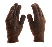 Перчатки трикотажные, двойные, верблюжья и овечья шерсть, ПВХ покрытие, Сибртех