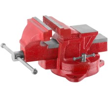 Тиски слесарные поворотные 100 мм ( 4,6 кг) КУРС