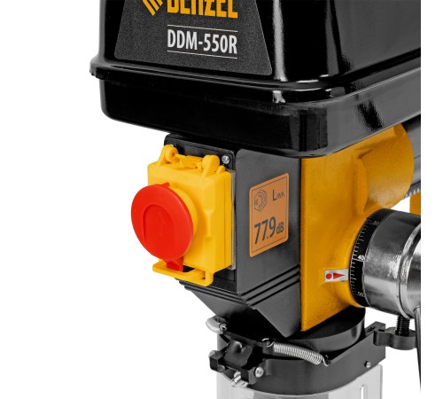 Станок сверлильный радиальный DDM-550R, 550 Вт, 16 мм, 12 ск., настольный Denzel