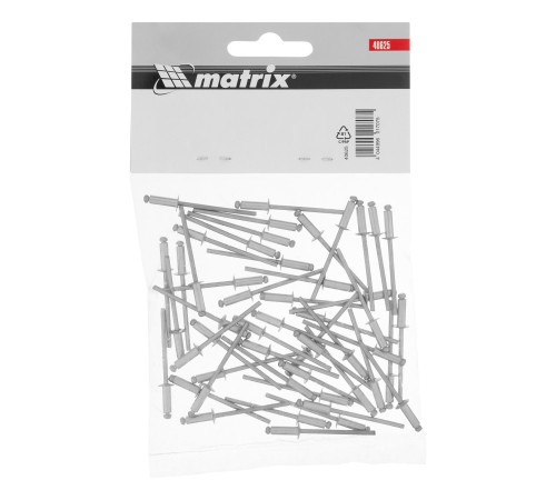 Заклепки, 3.2 х 10 мм, 50 шт. Matrix