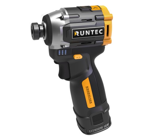 RUNTEC RT-ED133 Винтоверт ударный аккумуляторный RUNTEC PRO 1/4", 16В, 2*2Ач, 150Нм RUNTEC RT-ED133 Винтоверт ударный аккумуляторный RUNTEC PRO 1/4", 16В, 2*2Ач, 150Нм
