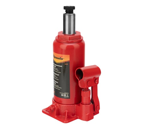 Домкрат гидравлический бутылочный, 5 т, h подъема 195-380 мм Sparta
