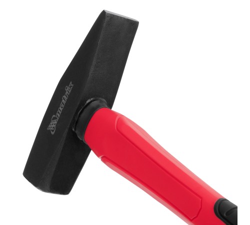 Молоток слесарный optimal, 400 г, фибергласовая обрезиненная рукоятка, квадратный боек Matrix