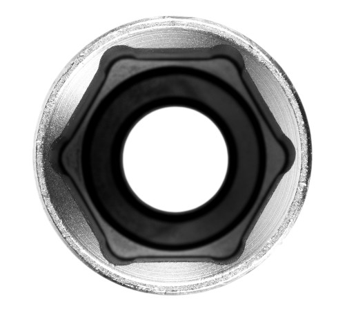 Головка торцевая удлиненная, 21 мм, шестигранная, CrV, под квадрат 1/2 Stels